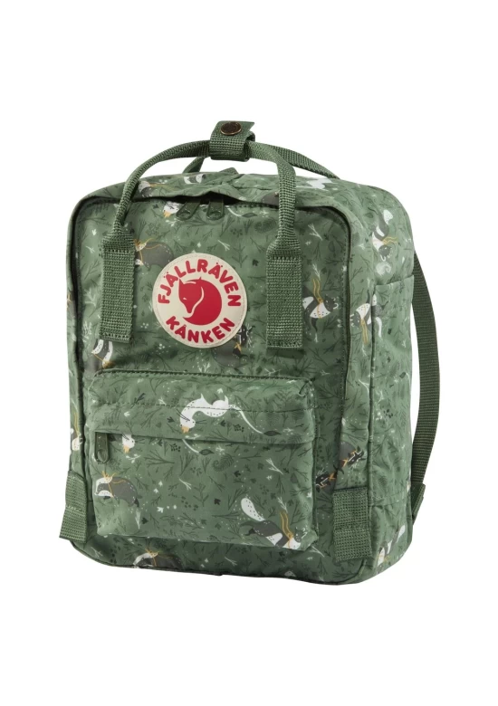 Fjallraven Kanken Art Mini Green Fable Backpacks